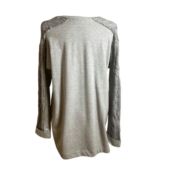 Soft Surroundings Ana Pullover Tunic Grey Heather Cozy Comfy New womens size Med - Picture 3 of 16
